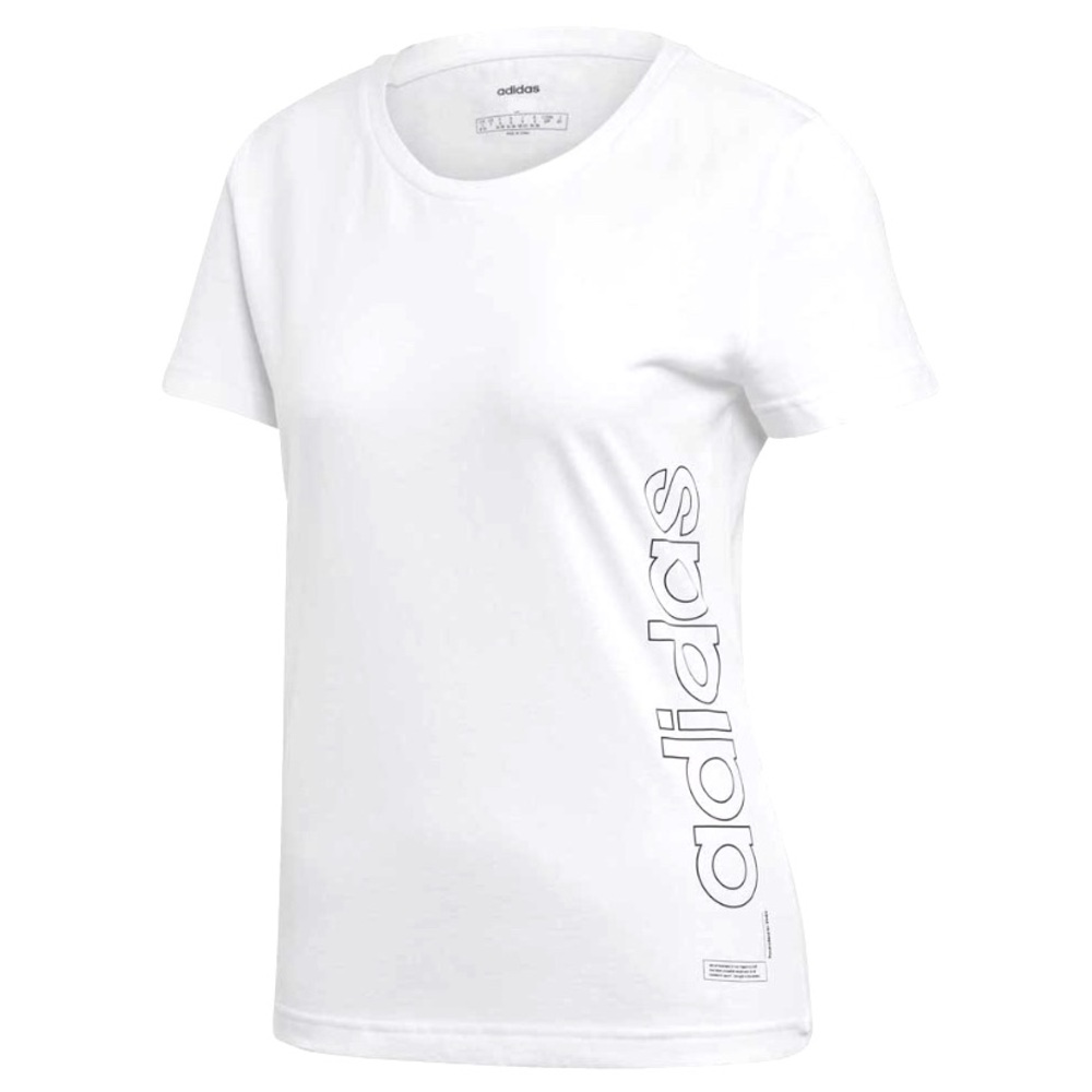 SALE 2/$20 NWT New with tags Adidas vertical logo cotton tee T size L